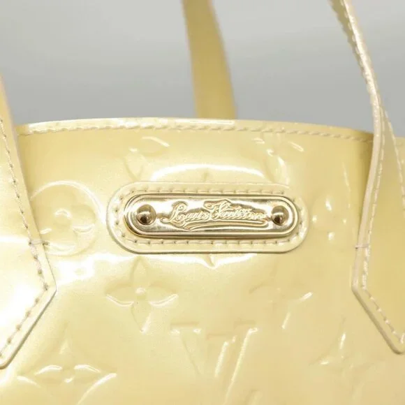 LOUIS VUITTON Monogram Vernis Wilshire PM Hand Bag Broncorail